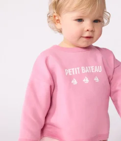 Petit Bateau Pullover, Cardigans*Baby-Sweatshirt aus Baumwolle mit Vintage-Motiv BOUDOIR