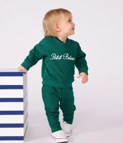 Petit Bateau Pullover, Cardigans*Baby-Sweatshirt aus Baumwolle mit -Stickerei grün EVERGREEN