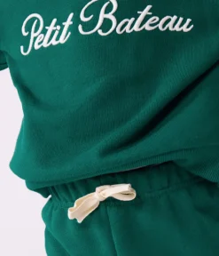 Petit Bateau Pullover, Cardigans*Baby-Sweatshirt aus Baumwolle mit -Stickerei grün EVERGREEN