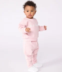 Petit Bateau Pullover, Cardigans*Baby-Sweatshirt aus Baumwolle mit -Stickerei rosa JOLI