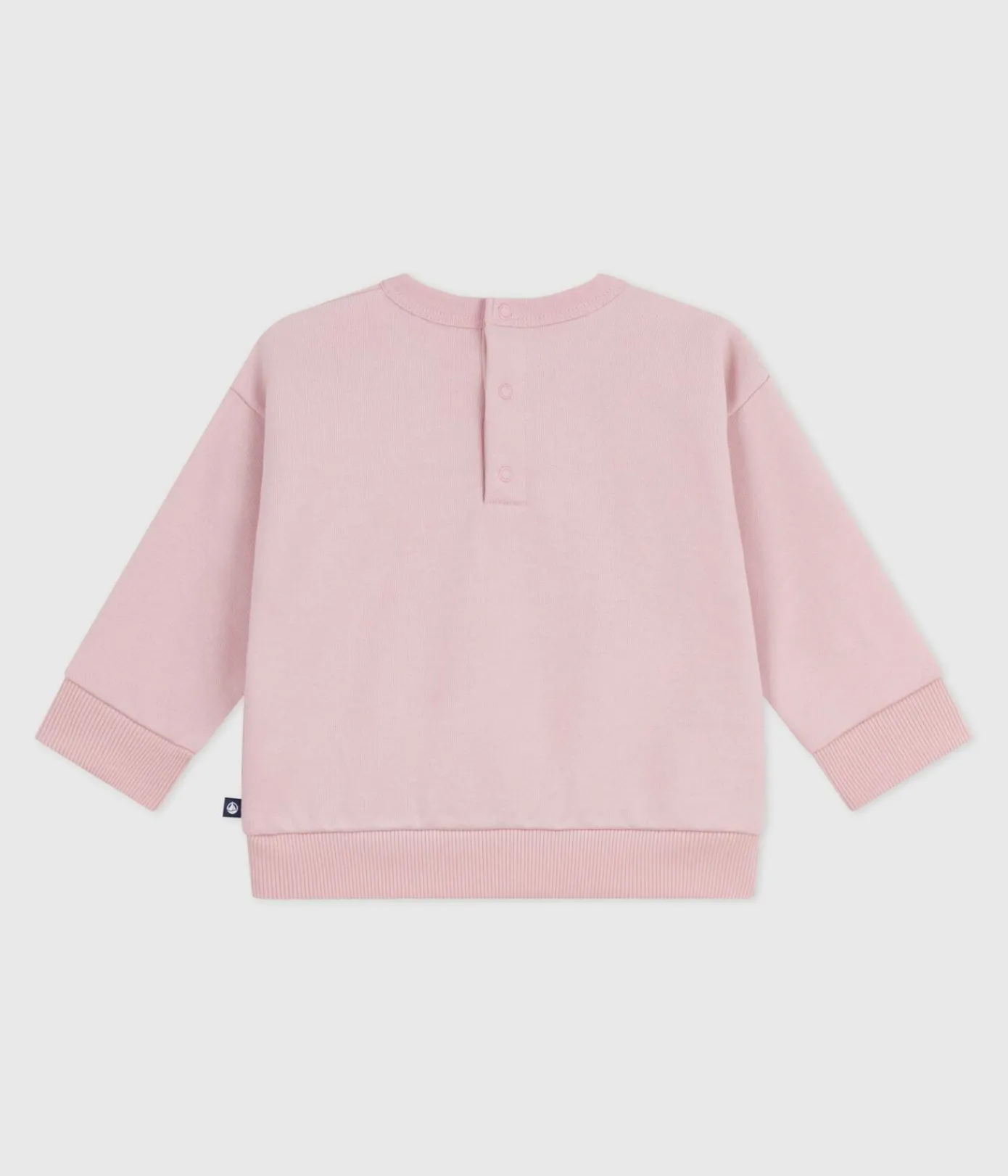 Petit Bateau Pullover, Cardigans*Baby-Sweatshirt aus Baumwolle mit -Stickerei rosa JOLI