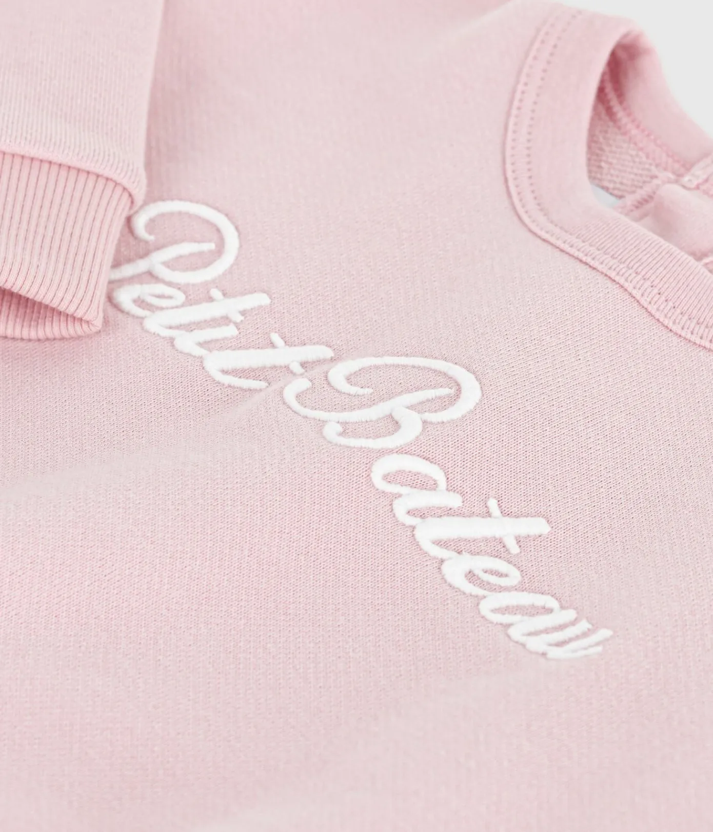 Petit Bateau Pullover, Cardigans*Baby-Sweatshirt aus Baumwolle mit -Stickerei rosa JOLI