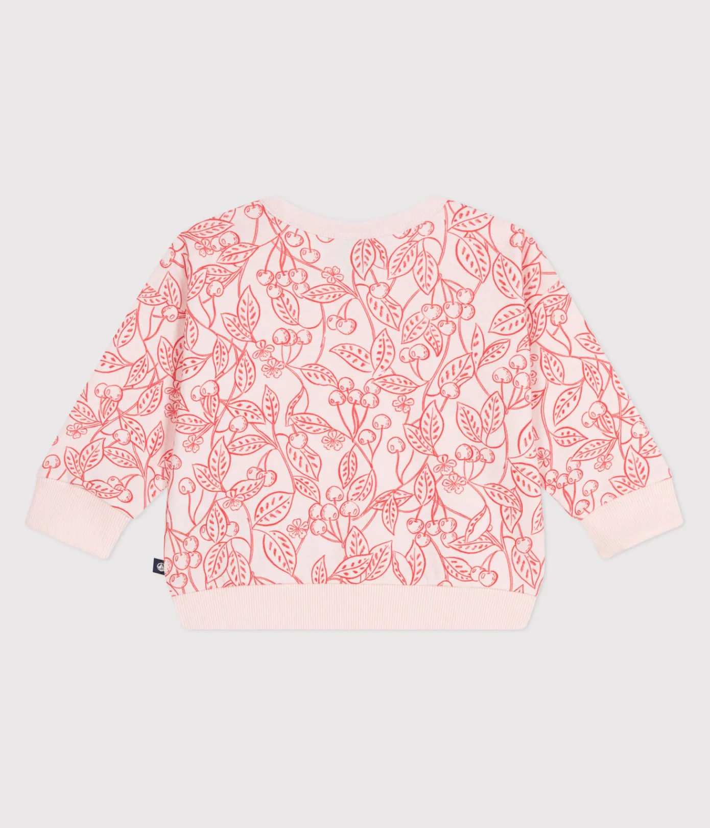 Petit Bateau Pullover, Cardigans*Baby-Sweatshirt aus Baumwolle mit rosa Kirschen rosa FLEUR/ SPI