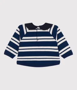 Petit Bateau Pullover, Cardigans*Baby-Sweatshirt aus dickem Jersey blau MEDIEVAL/ MONTELIMAR