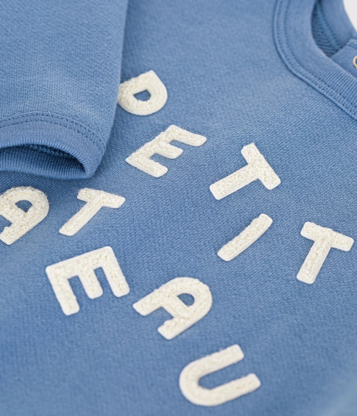 Petit Bateau Pullover, Cardigans*Baby-Sweatshirt aus Molton blau BEACH