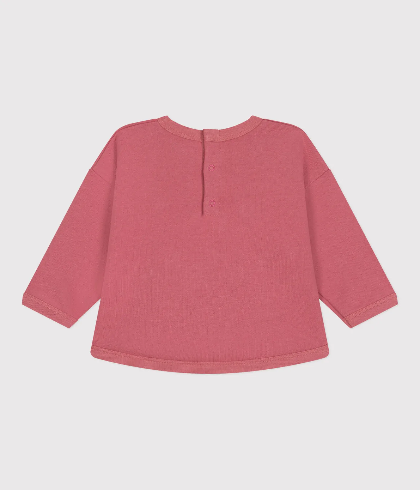 Petit Bateau Pullover, Cardigans*Baby-Sweatshirt aus Molton rosa ROSEWOOD