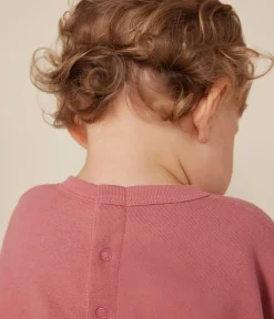 Petit Bateau Pullover, Cardigans*Baby-Sweatshirt aus Molton rosa ROSEWOOD