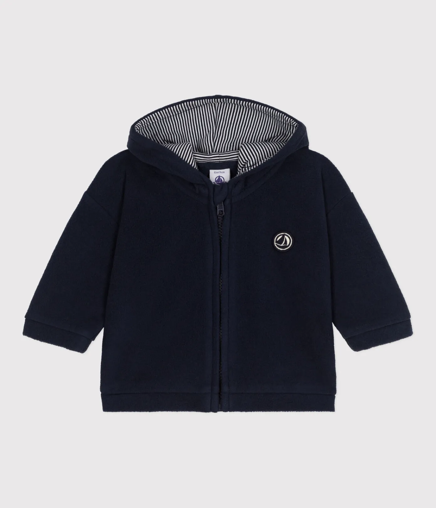 Petit Bateau Pullover, Cardigans*Baby-Sweatshirt aus Polar-Fleece blau SMOKING