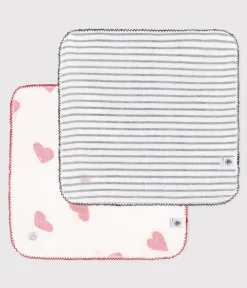 Petit Bateau Newborn*BABY-TASCHENTÜCHER AUS BAUMWOLLGAZE IM 2ER-SET variante 1