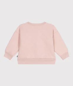 Petit Bateau Pullover, Cardigans*Baby-Teddyjacke aus gestepptem Doppeljersey rosa SALINE
