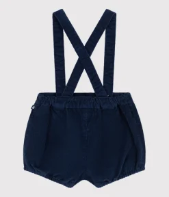 Petit Bateau Shorts, Hosen, Leggings*Baby-Trägershorts aus Cord CREPUSCULE