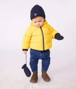 Petit Bateau Jacken, Anoraks*Baby-Winterjacke einfarbig gelb JAUNE