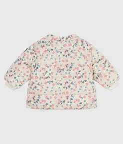 Petit Bateau Jacken, Anoraks*Baby-Winterjacke mit Blumenmuster MILK/ MULTICO