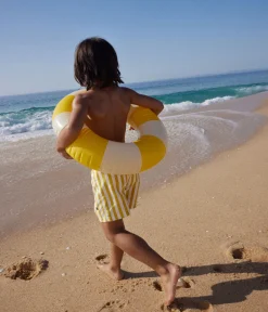 Petit Bateau Bademode, Uv-Kleidung*Badeshorts für Jungen. gelb MARSHMALLOW/ NECTAR