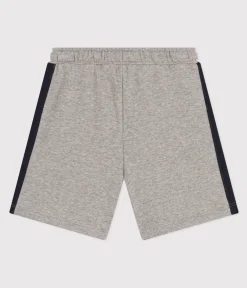 Petit Bateau Shorts, Jeans, Hosen*Baumwollshorts für Jungen grau CHATON CHINE