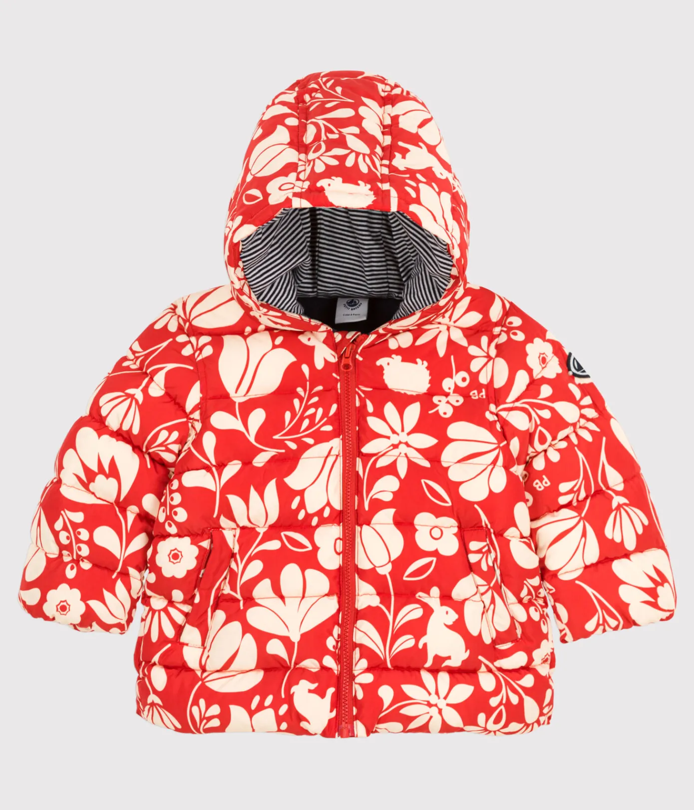 Petit Bateau Jacken, Anoraks*Bedruckter Baby-Anorak CASIMIR/ AVALANCHE