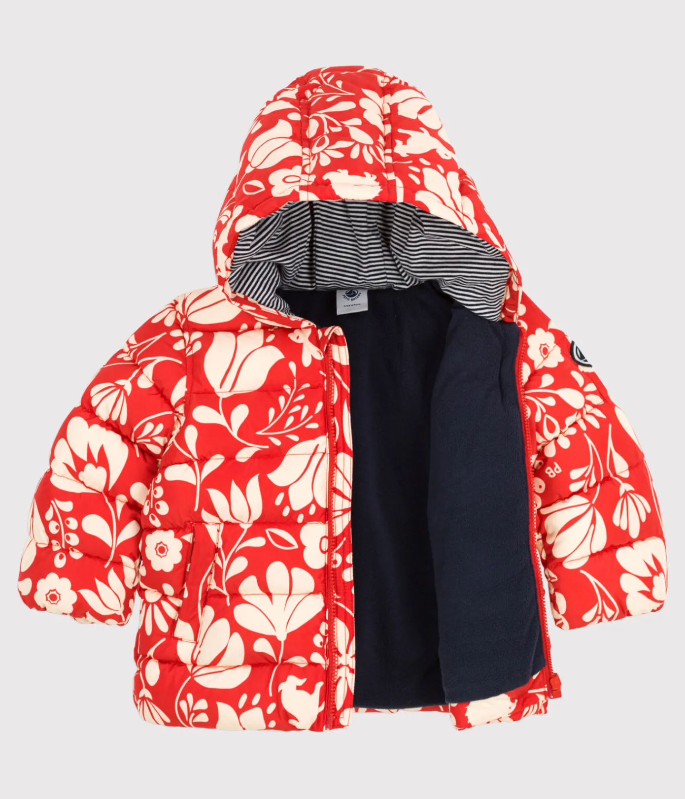 Petit Bateau Jacken, Anoraks*Bedruckter Baby-Anorak CASIMIR/ AVALANCHE