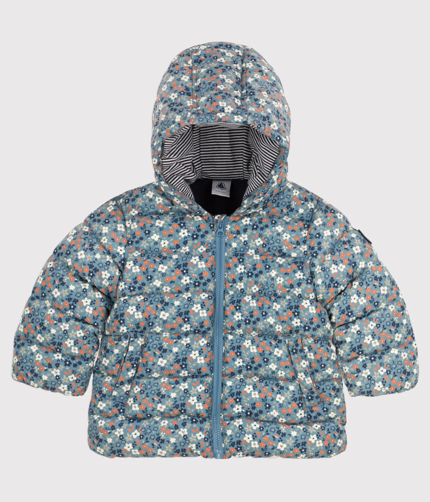 Petit Bateau Jacken, Anoraks*Bedruckter Baby-Anorak aus Recyclingmaterial ROVER/ MULTICO