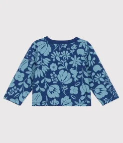 Petit Bateau Pullover, Cardigans*Bedruckter Baby-Cardigan aus gestepptem Doppeljersey CREPUSCULE/ ROVER