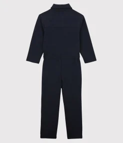 Petit Bateau Shorts, Hosen, Leggings*Bedruckter Overall aus Baumwolle für Mädchen blau SMOKING