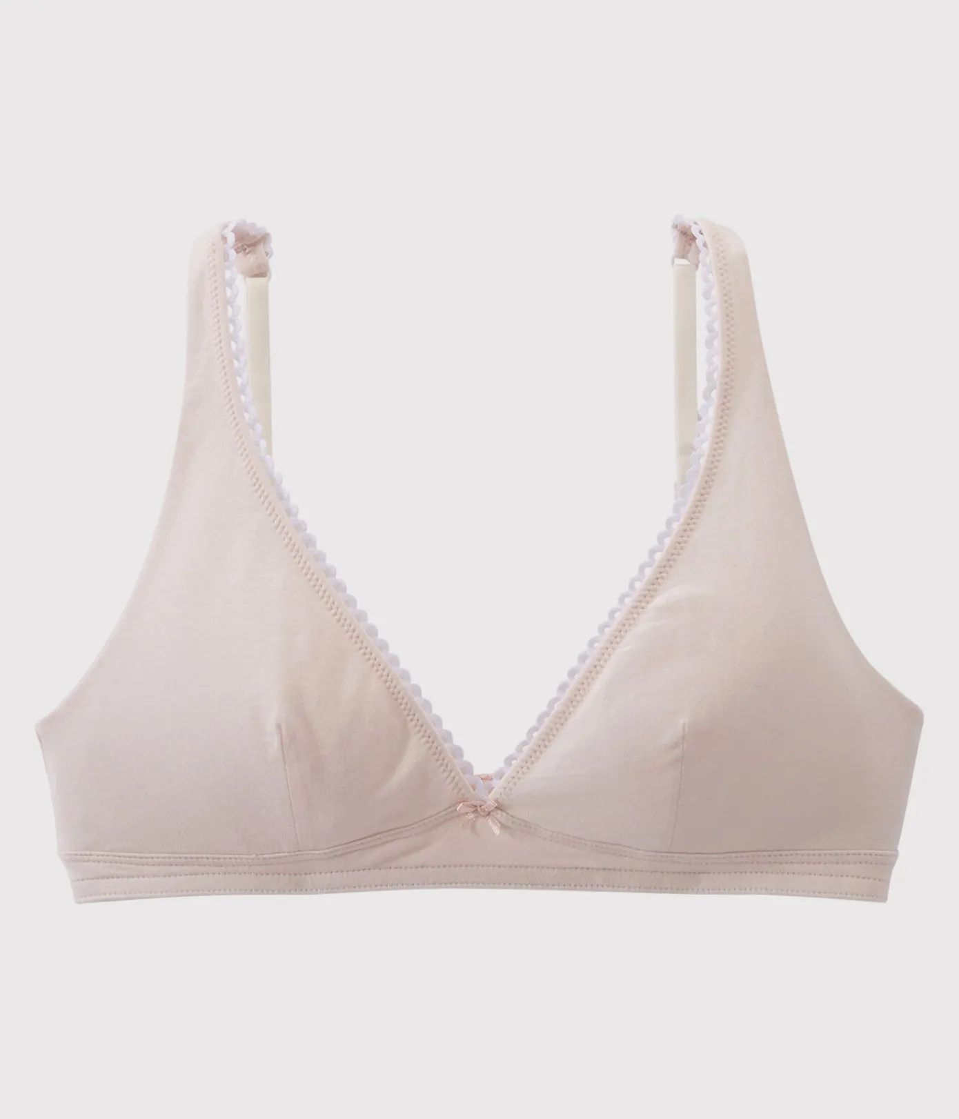 Petit Bateau Bhs, Slips, Bodys*BH aus Stretch-Baumwolle für Damen rosa FLEUR