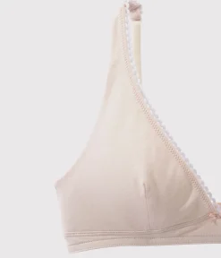Petit Bateau Bhs, Slips, Bodys*BH aus Stretch-Baumwolle für Damen rosa FLEUR
