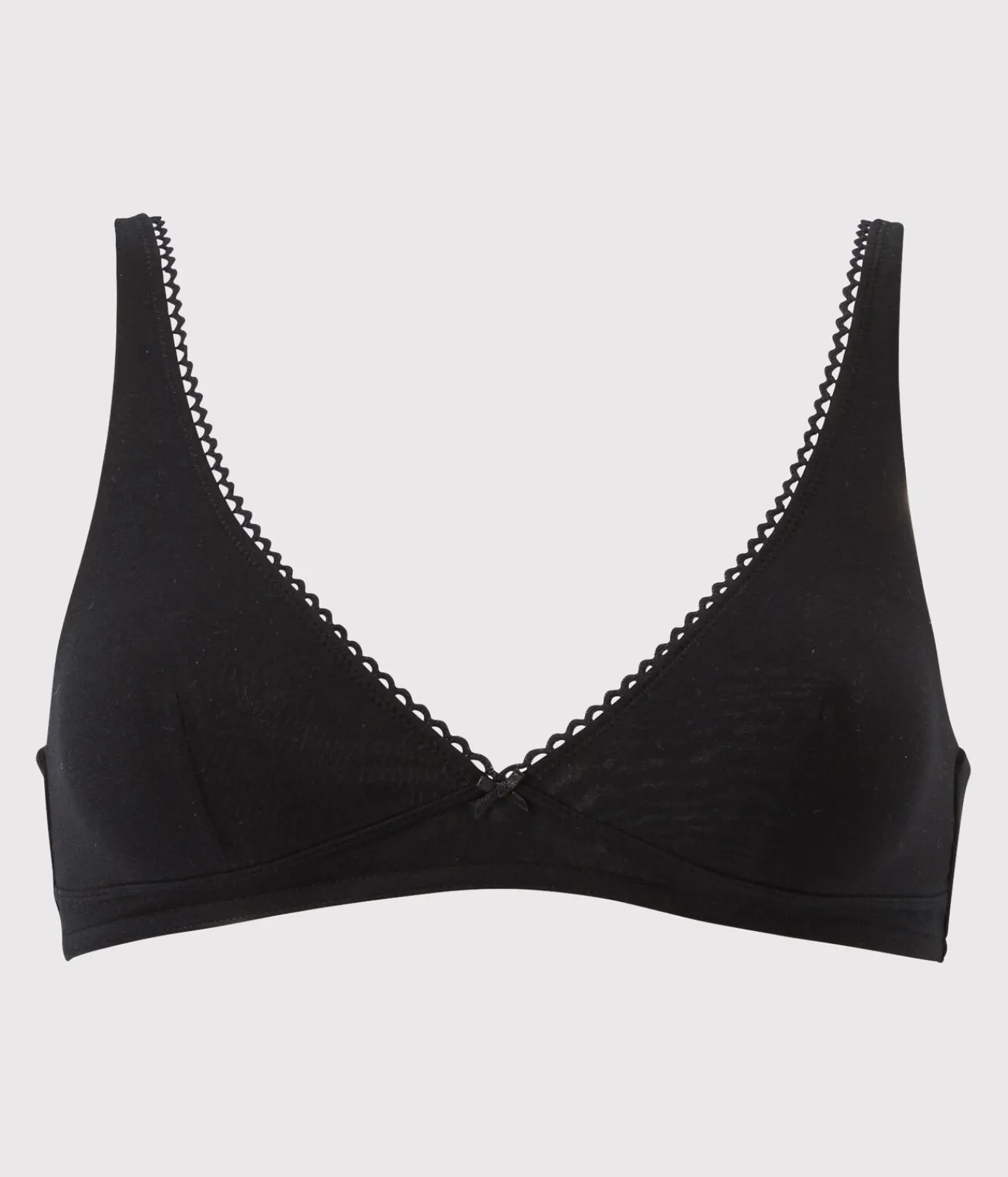 Petit Bateau Bhs, Slips, Bodys*BH aus Stretch-Baumwolle für Damen schwarz NOIR
