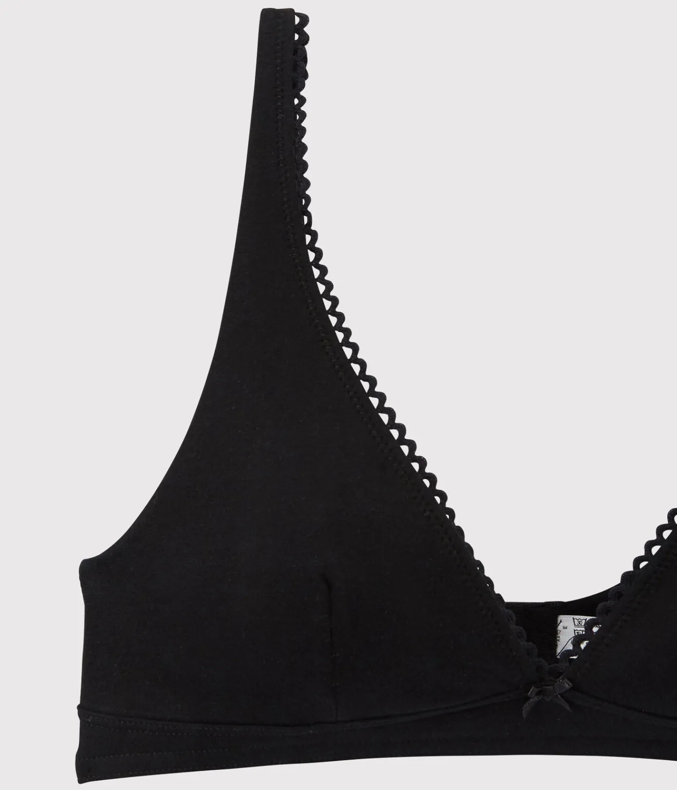 Petit Bateau Bhs, Slips, Bodys*BH aus Stretch-Baumwolle für Damen schwarz NOIR