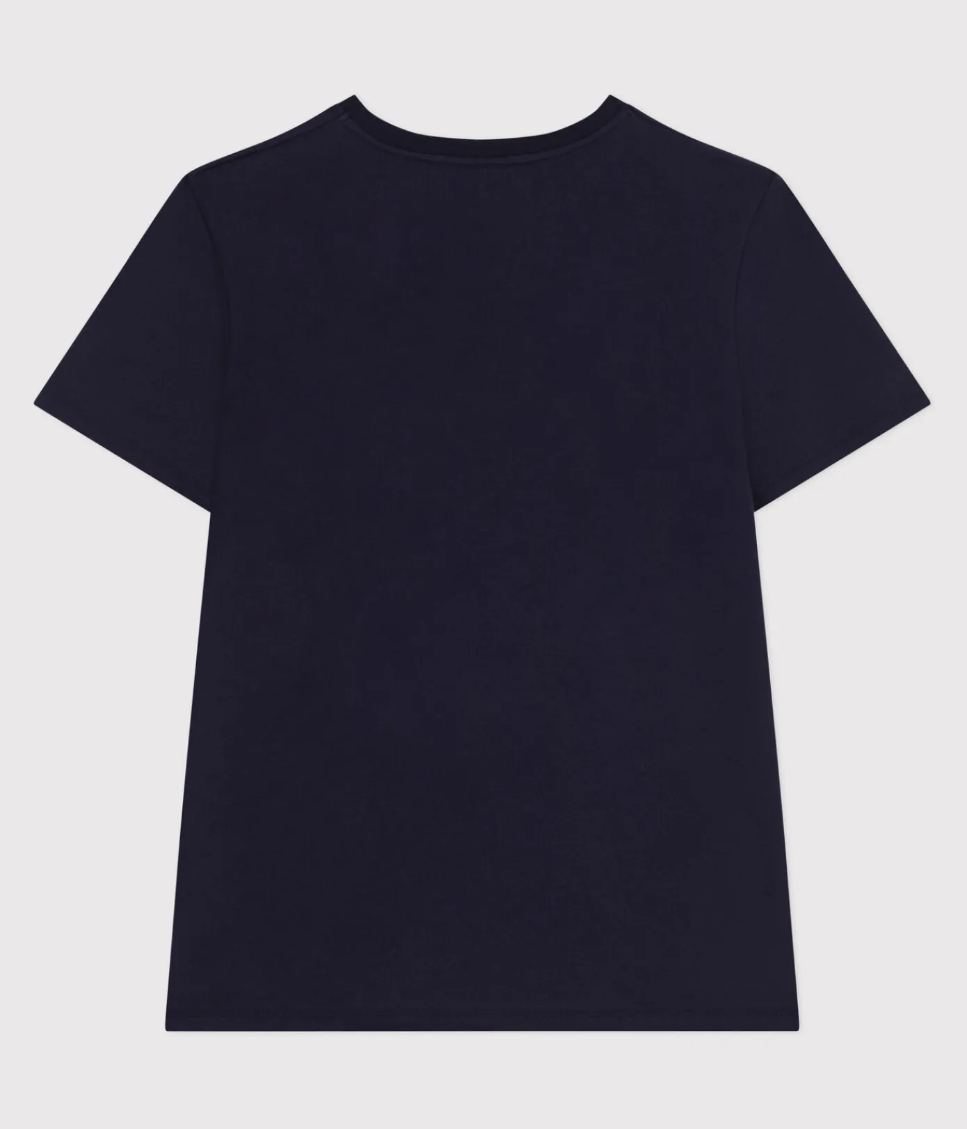 Petit Bateau Alle T-Shirts|T-Shirts, Tanktops*Damen T-Shirt Le Droit aus einfarbiger Baumwolle blau SMOKING