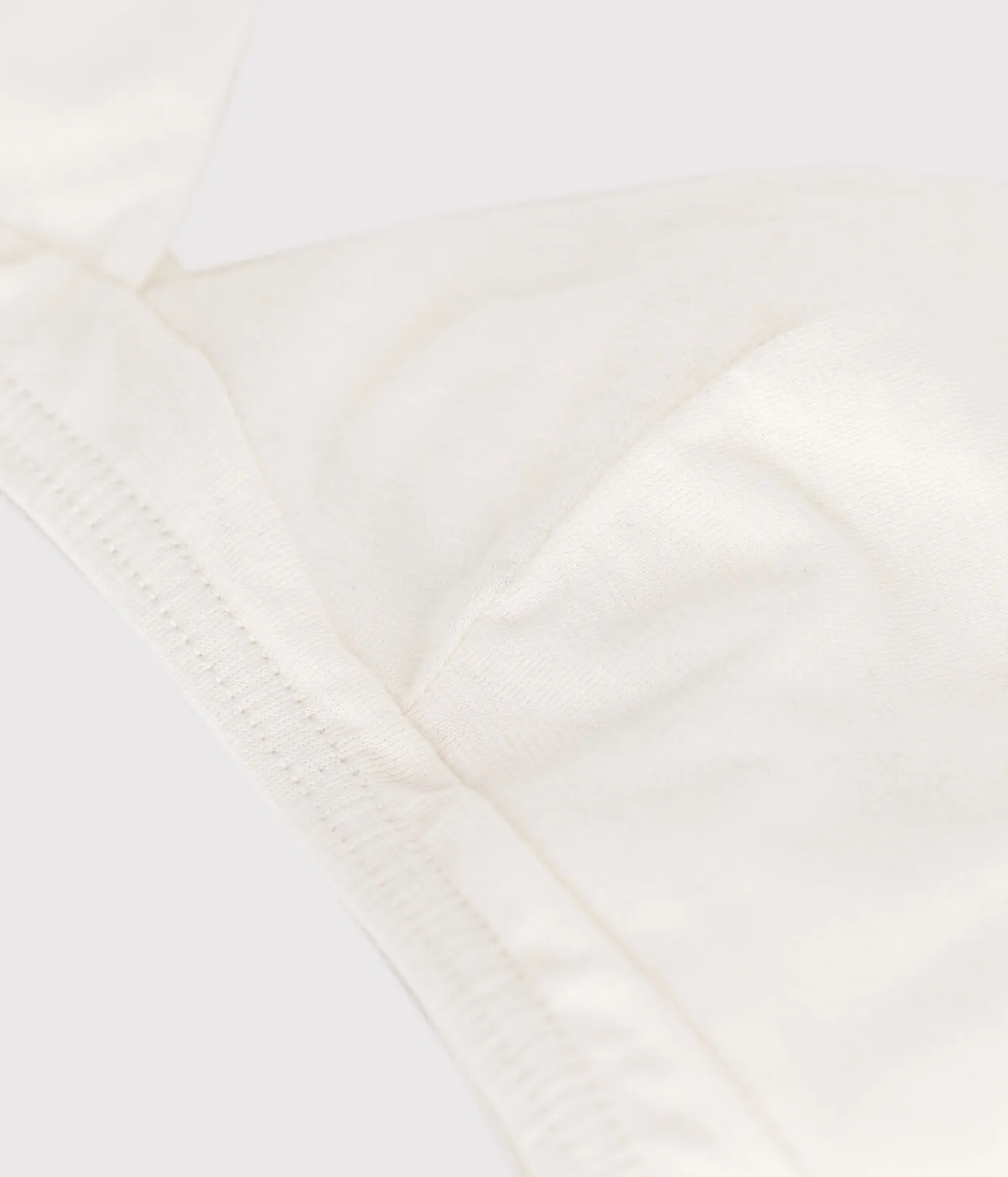 Petit Bateau Bhs, Slips, Bodys*Damen-BH aus Baumwolle und Elastan weiss MARSHMALLOW
