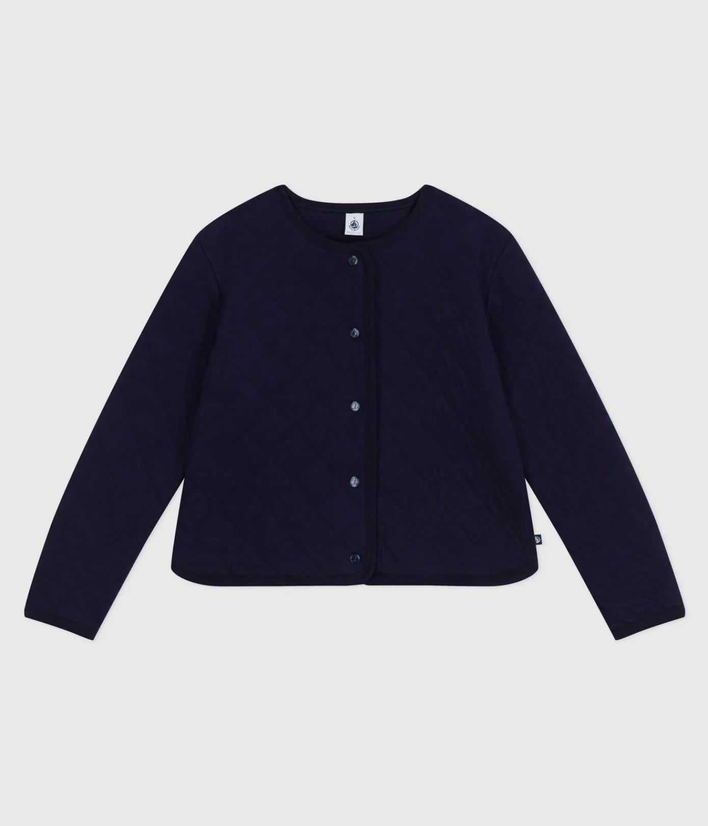 Petit Bateau Homewear|Streifenshirts, Pullover, Cardigans*Damen-Cardigan aus einfarbiger Baumwolle SOIR