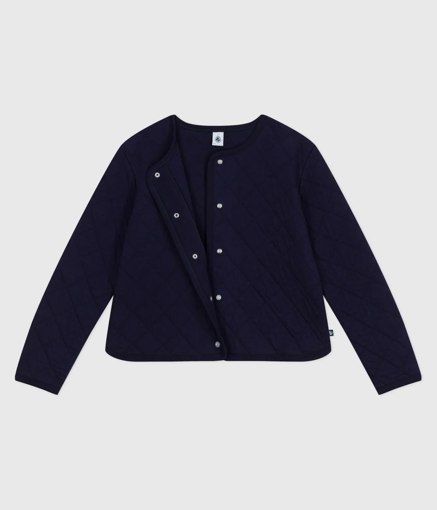 Petit Bateau Homewear|Streifenshirts, Pullover, Cardigans*Damen-Cardigan aus einfarbiger Baumwolle SOIR