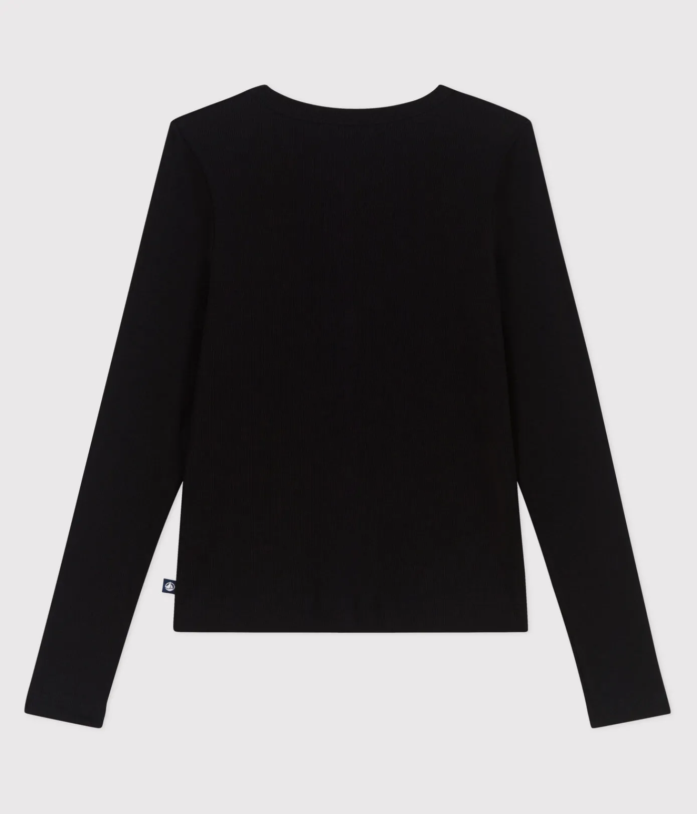 Petit Bateau Homewear|Streifenshirts, Pullover, Cardigans*Damen-Cardigan aus einfarbiger Baumwolle schwarz BLACK