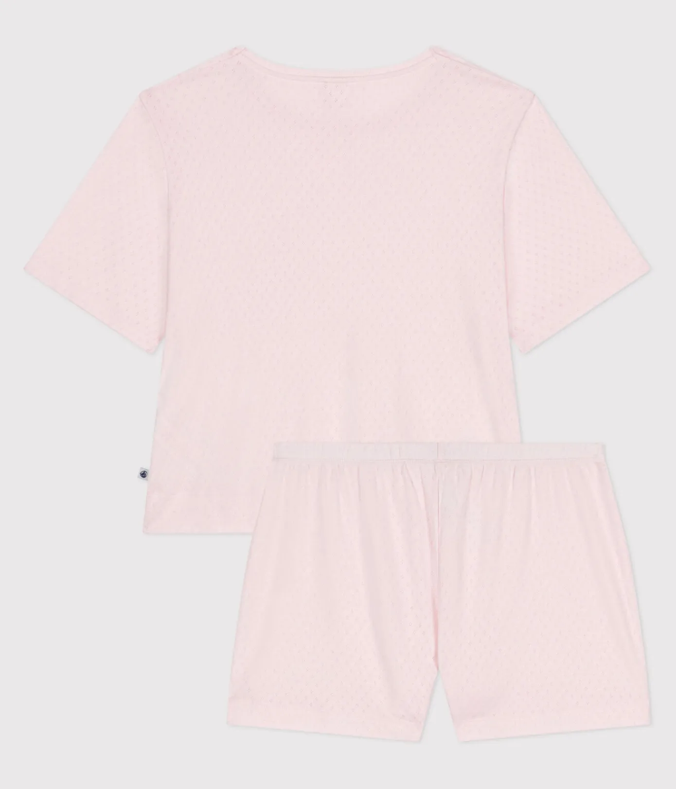 Petit Bateau Schlafanzüge, Nachthemden*Damen-Kurzpyjama aus Baumwolle rosa FLEUR