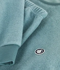 Petit Bateau Homewear|Schlafanzüge, Nachthemden*Damen-Pyjama aus einfarbigem Baumwoll-Frottee GOBELIN