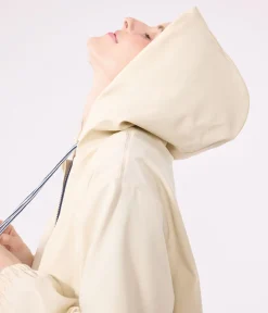 Petit Bateau Herren|Jacken, Mäntel*Damen-Regenjacke mit Kapuze naturfarben AVALANCHE