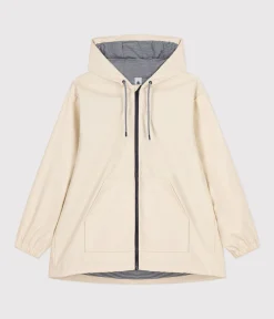 Petit Bateau Herren|Jacken, Mäntel*Damen-Regenjacke mit Kapuze naturfarben AVALANCHE