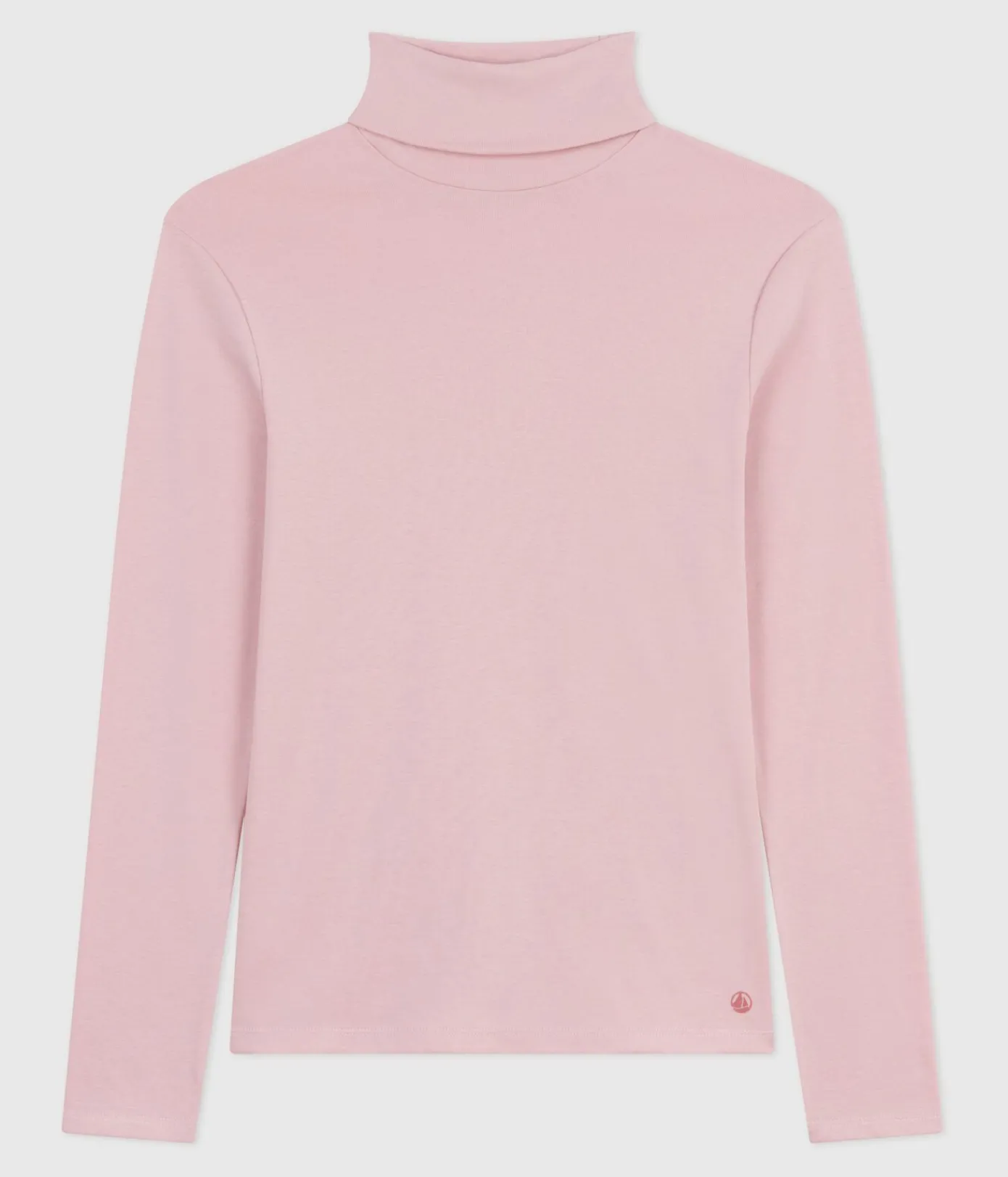Petit Bateau Homewear|Alle Langarmshirts*Damen-Rollkragenshirt rosa JOLI