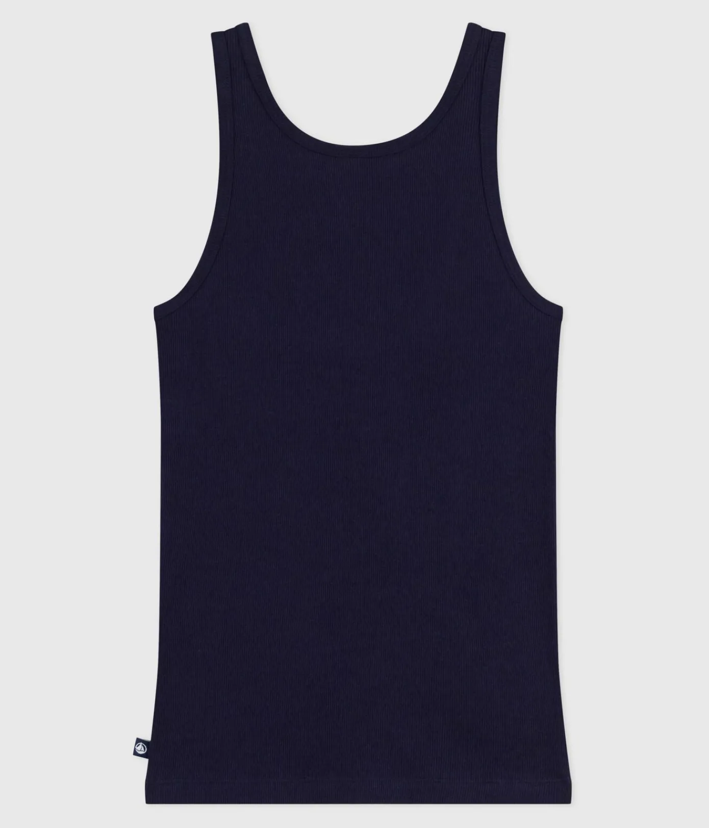 Petit Bateau Alle Tanktops|T-Shirts, Tanktops*Damen-Tanktop aus Wolle und leichter Baumwolle blau SMOKING