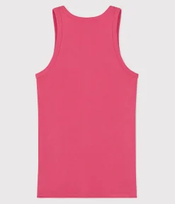 Petit Bateau Das Ikonische (Slim)|T-Shirts, Tanktops*Damen-Tanktop L’Iconique aus einfarbiger Baumwolle rosa PEONIA
