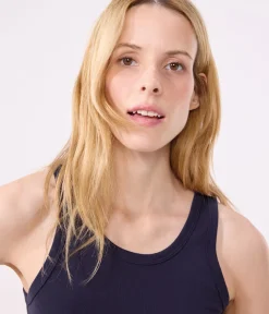 Petit Bateau Alle Tanktops|Das Ikonische (Slim)*Damen-Tanktop L’Iconique aus Baumwolle schwarz BLACK