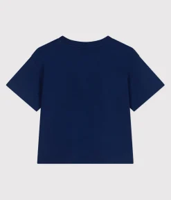 Petit Bateau Alle T-Shirts|T-Shirts, Tanktops*Damen-T-Shirt LE BOXY aus Baumwolle blau MEDIEVAL