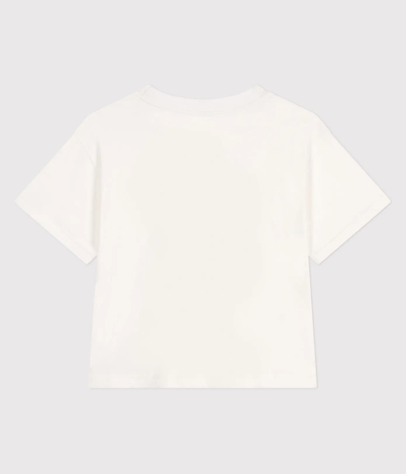Petit Bateau Alle T-Shirts|T-Shirts, Tanktops*Damen-T-Shirt LE BOXY aus Baumwolle weiss MARSHMALLOW