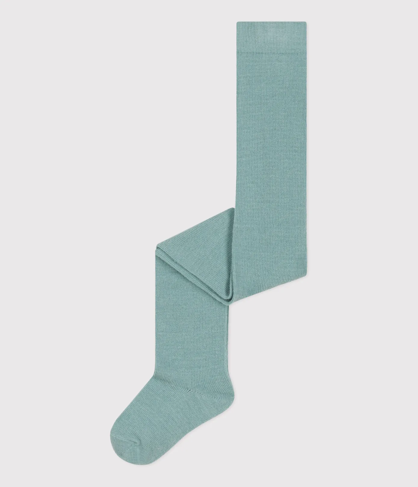 Petit Bateau Socken, Schühchen*Einfarbige Baby-Strumpfhose aus Baumwolljersey grün PAUL
