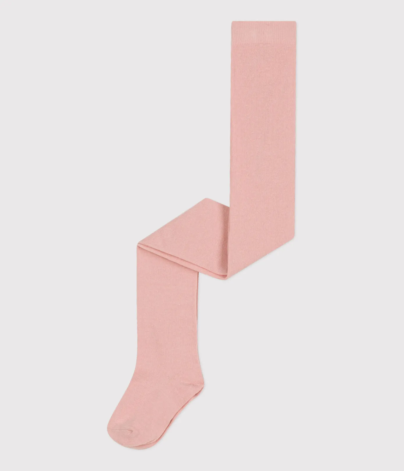 Petit Bateau Socken, Strumpfhosen*Einfarbige Kinder-Strumpfhose aus Baumwolljersey rosa SALINE