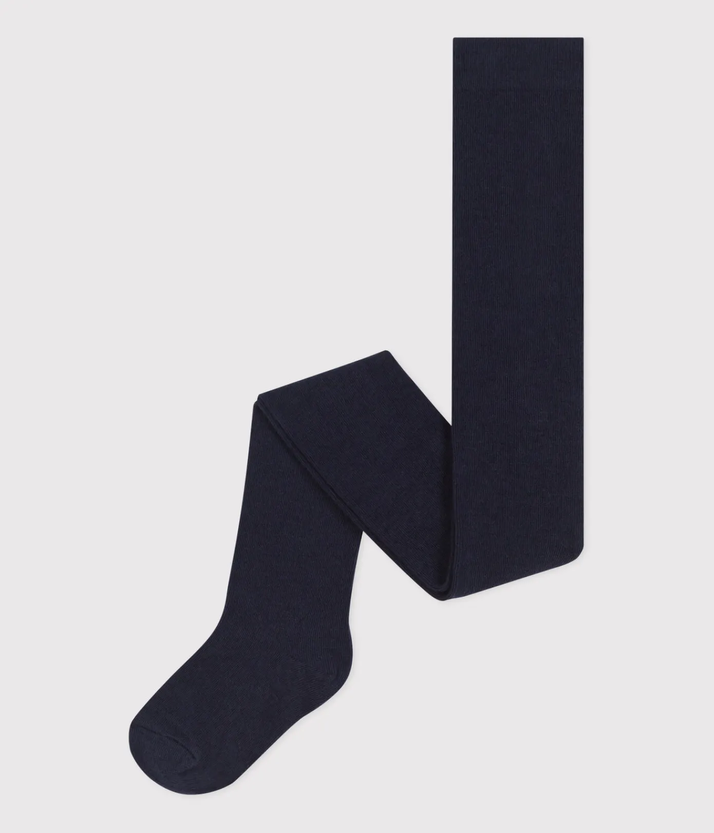 Petit Bateau Socken, Strumpfhosen*Einfarbige Kinder-Strumpfhose aus Baumwolljersey blau SMOKING