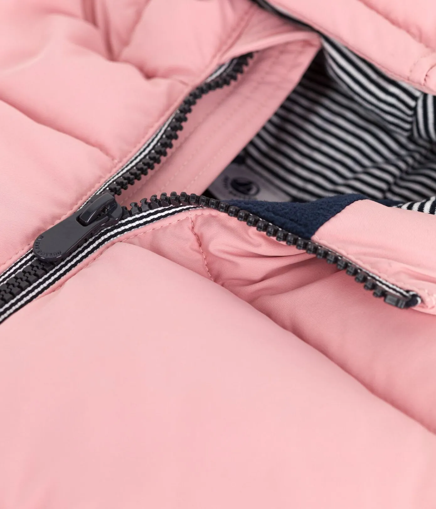 Petit Bateau Mäntel, Jacken, Regenjacken*Einfarbige Kinder-Winterjacke rosa CHARME