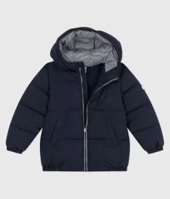 Petit Bateau Mäntel, Jacken, Regenjacken|Mäntel, Jacken, Regenjacken*Einfarbige Kinder-Winterjacke blau SMOKING
