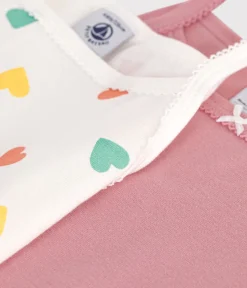 Petit Bateau Unterhemden, Tanktops|T-Shirts, Tops, Oberteile*2er-Pack Kinder-Tanktops aus Baumwolle mit Herzen variante 1