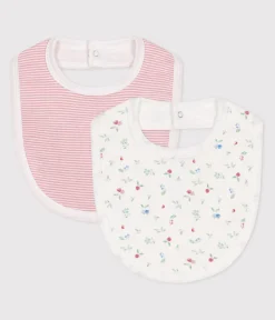 Petit Bateau Lätzchen|Newborn*2er-Set Baby-Lätzchen aus bedruckter Baumwolle variante 1